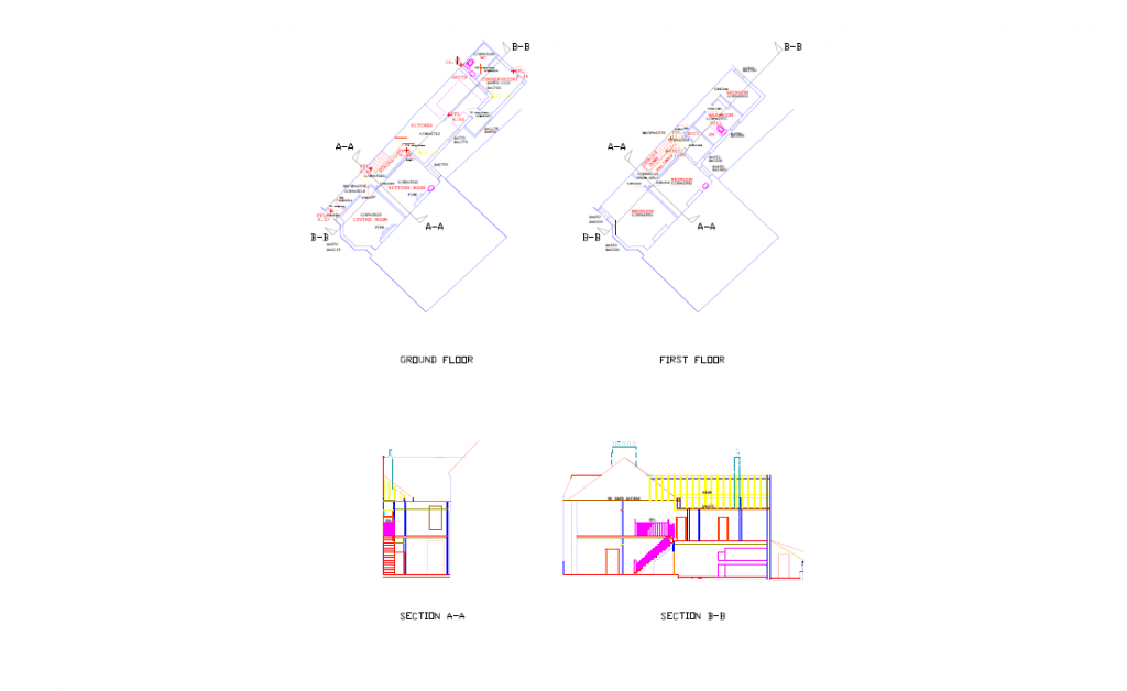Measured Building Survey & Sections: