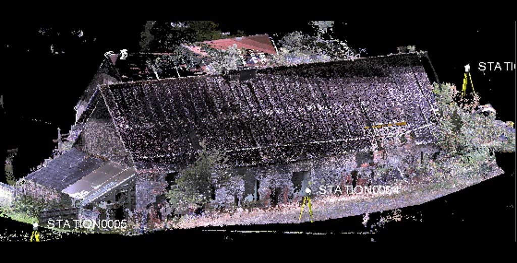 land surveys using laser scan surveys technology